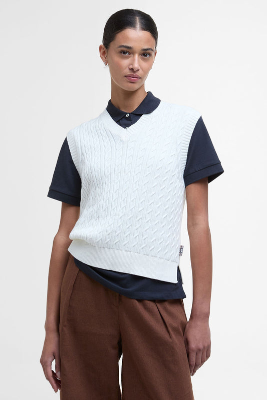 Hartland Sweater Vest - CLOUD