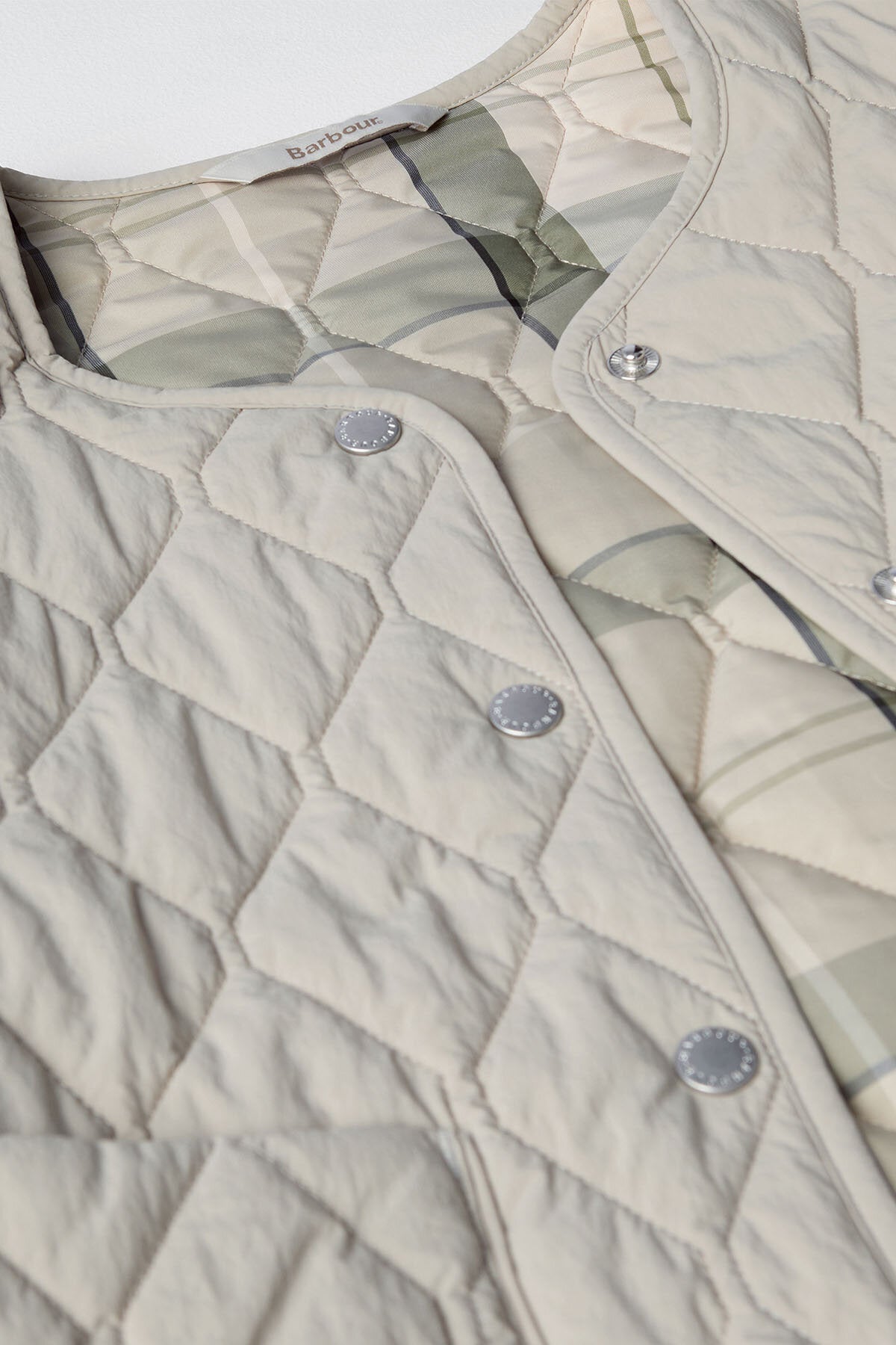 Monroe Quilted Jacket - LIGHT SAND/ROSEMARY