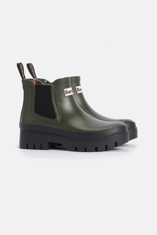 Halton Ankle Wellingtons - OLIVE/BLACK