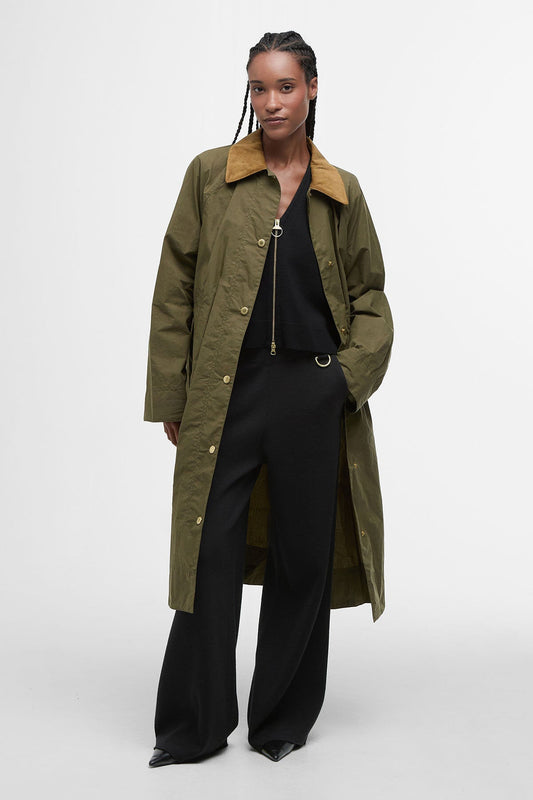 Ettie Showerproof Jacket - DUSKY GREEN/ANCIENT