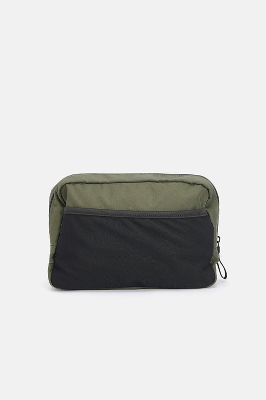 Arwin Wash Bag - OLIVE/BLACK