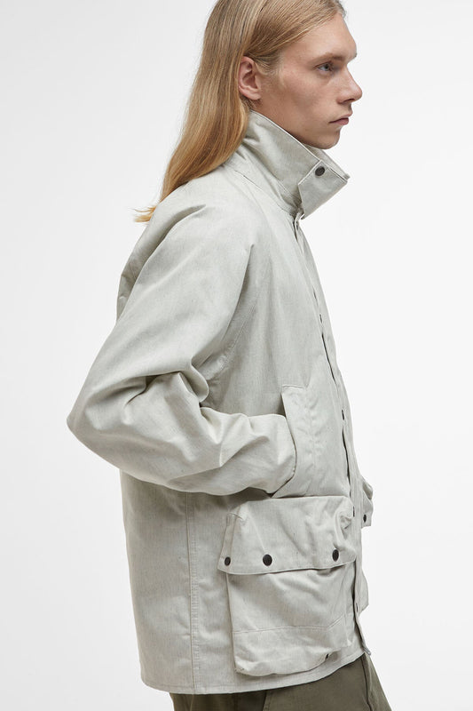 Modified Oversized Bedale Casual Jacket - NATURAL