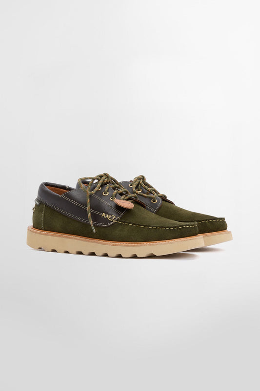 Southfield Moccasins - GREEN/BROWN