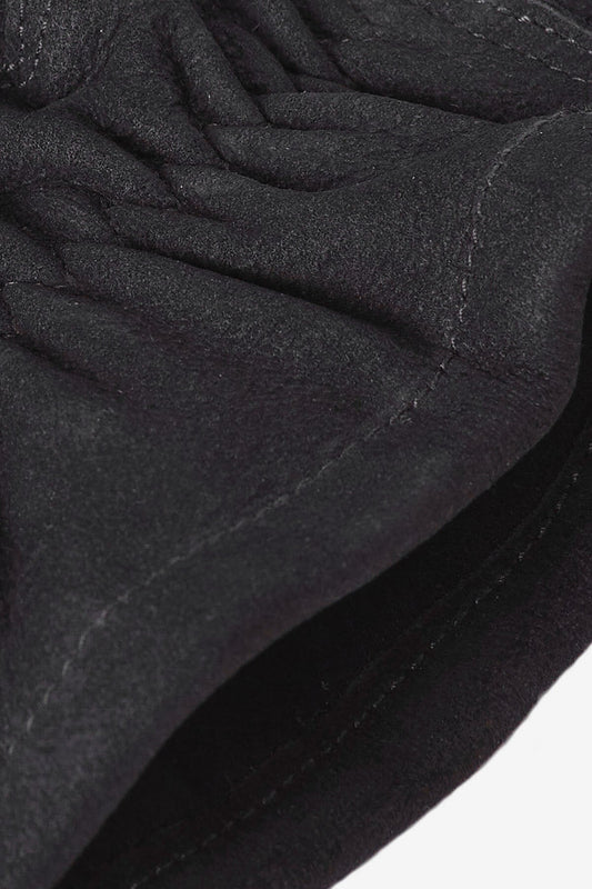 Leather Thinsulate Gloves - BLACK