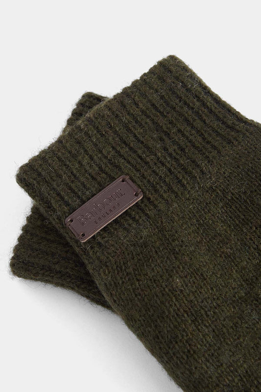 Carlton Gloves - DK GREEN