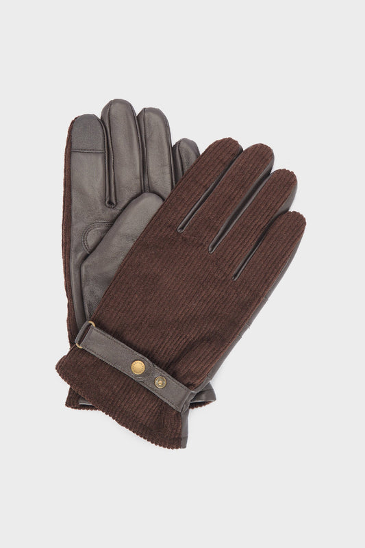 Nelson Leather Gloves - BROWN