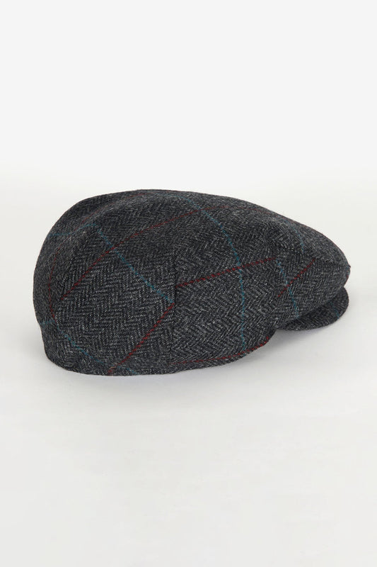 Cairn Flat Cap - CHARCOAL/RED/BLUE