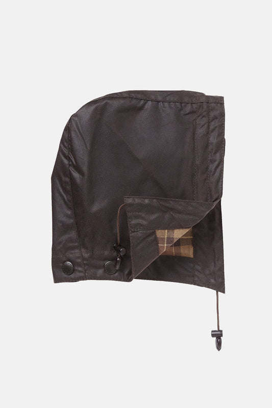 Waxed Cotton Hood - RUSTIC