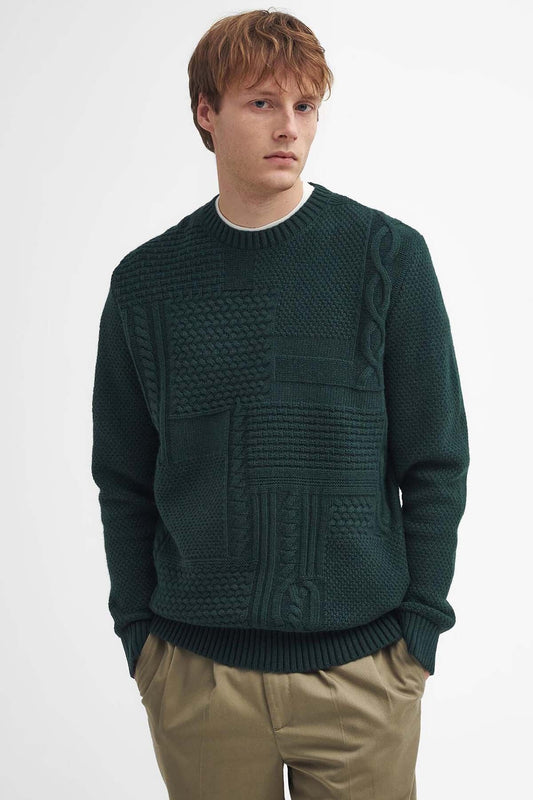 Casey Cable-Knit Jumper - SEAWEED
