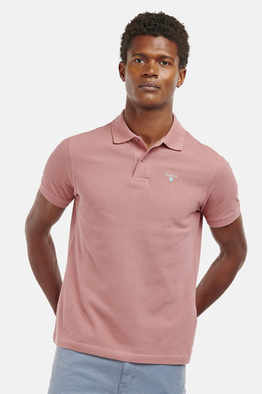 Sports Polo Shirt - FADED PINK