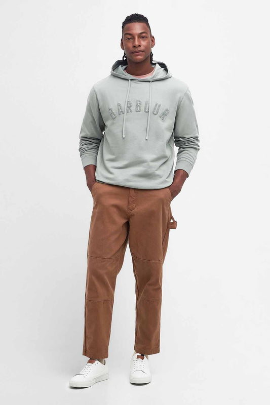 Washed Logo Hoodie - FOREST FOG