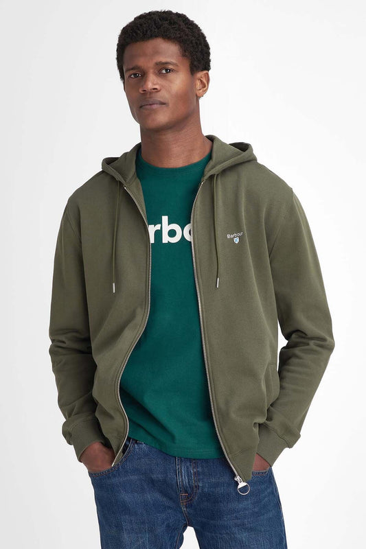 Beckhill Zip-Up Hoodie - MID OLIVE