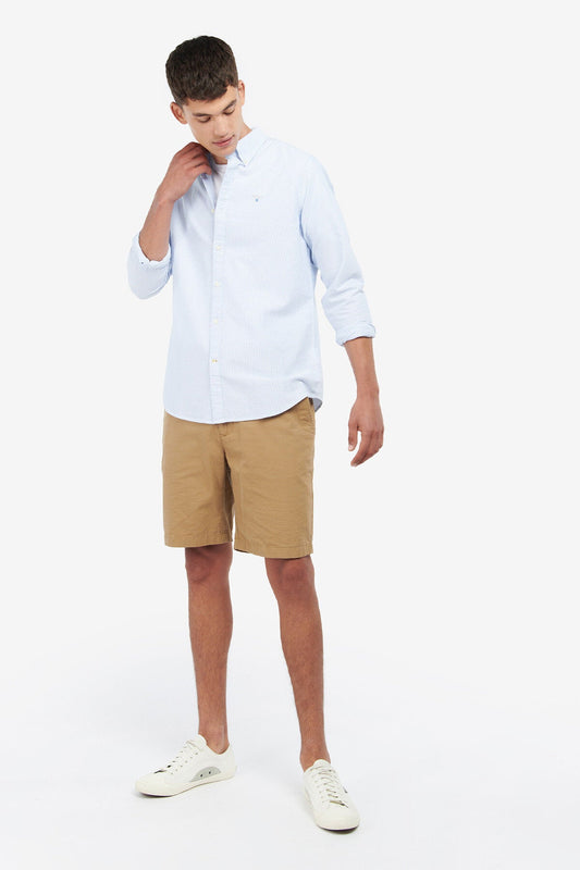 Striped Oxford Tailored Shirt - SKY BLUE