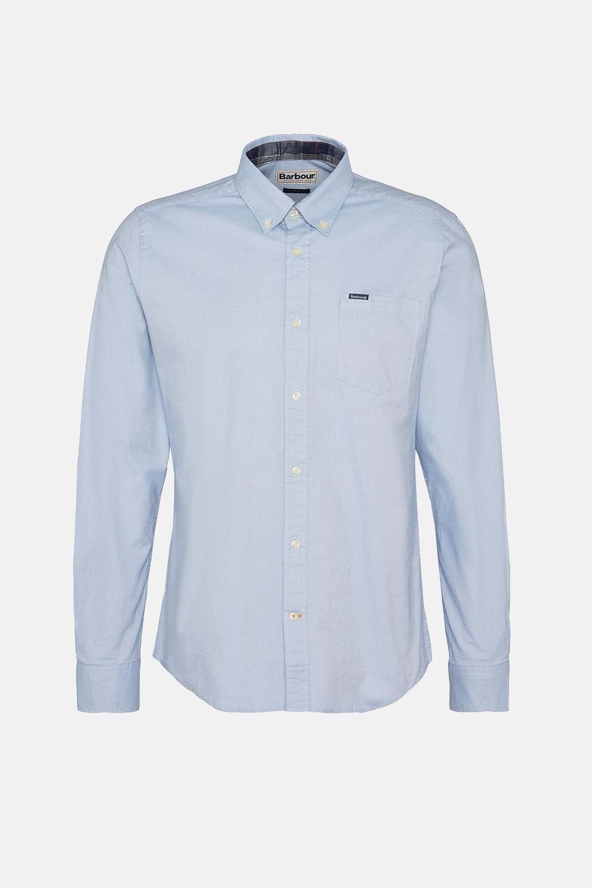 Marsden Tailored Long-Sleeved Shirt - COOL BLUE