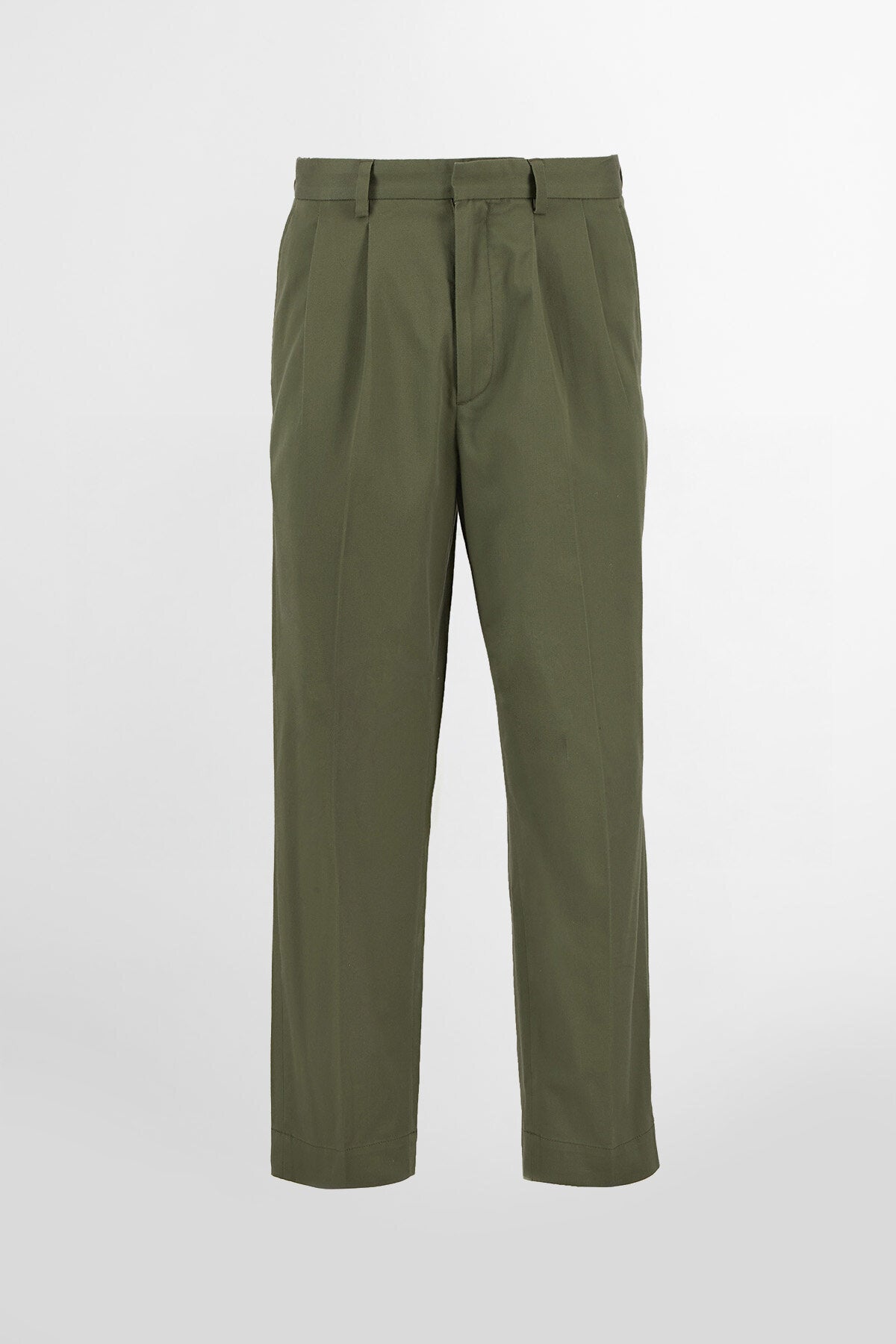 Ted Relaxed Chinos - OLIVE
