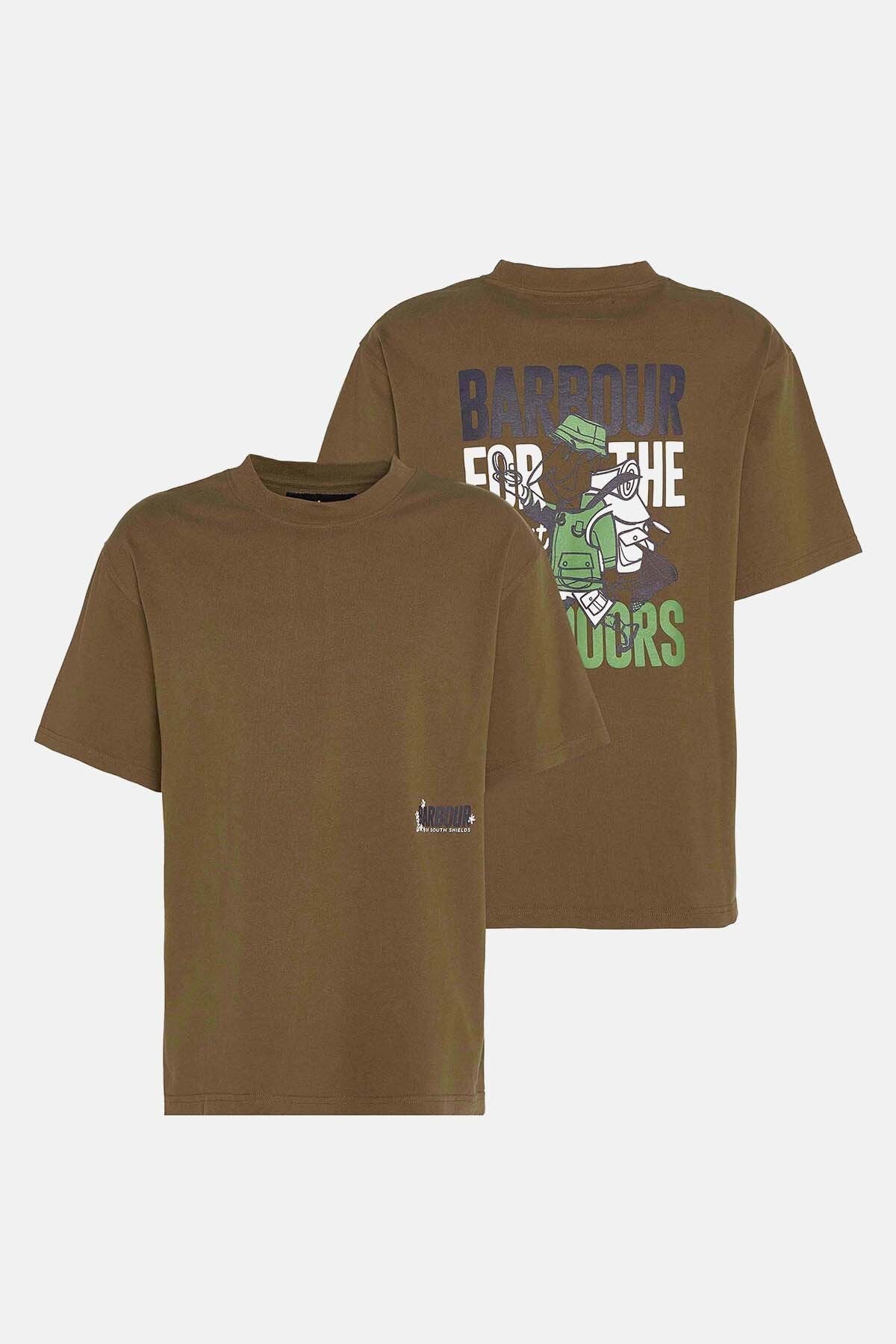 Leonard Oversized Graphic T-Shirt - LIGHT SAGE