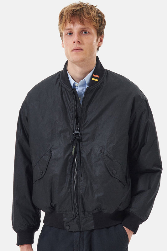 JBS Wax Flight Jacket - BLACK