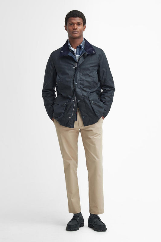 Beaufort Waxed Mac - NAVY