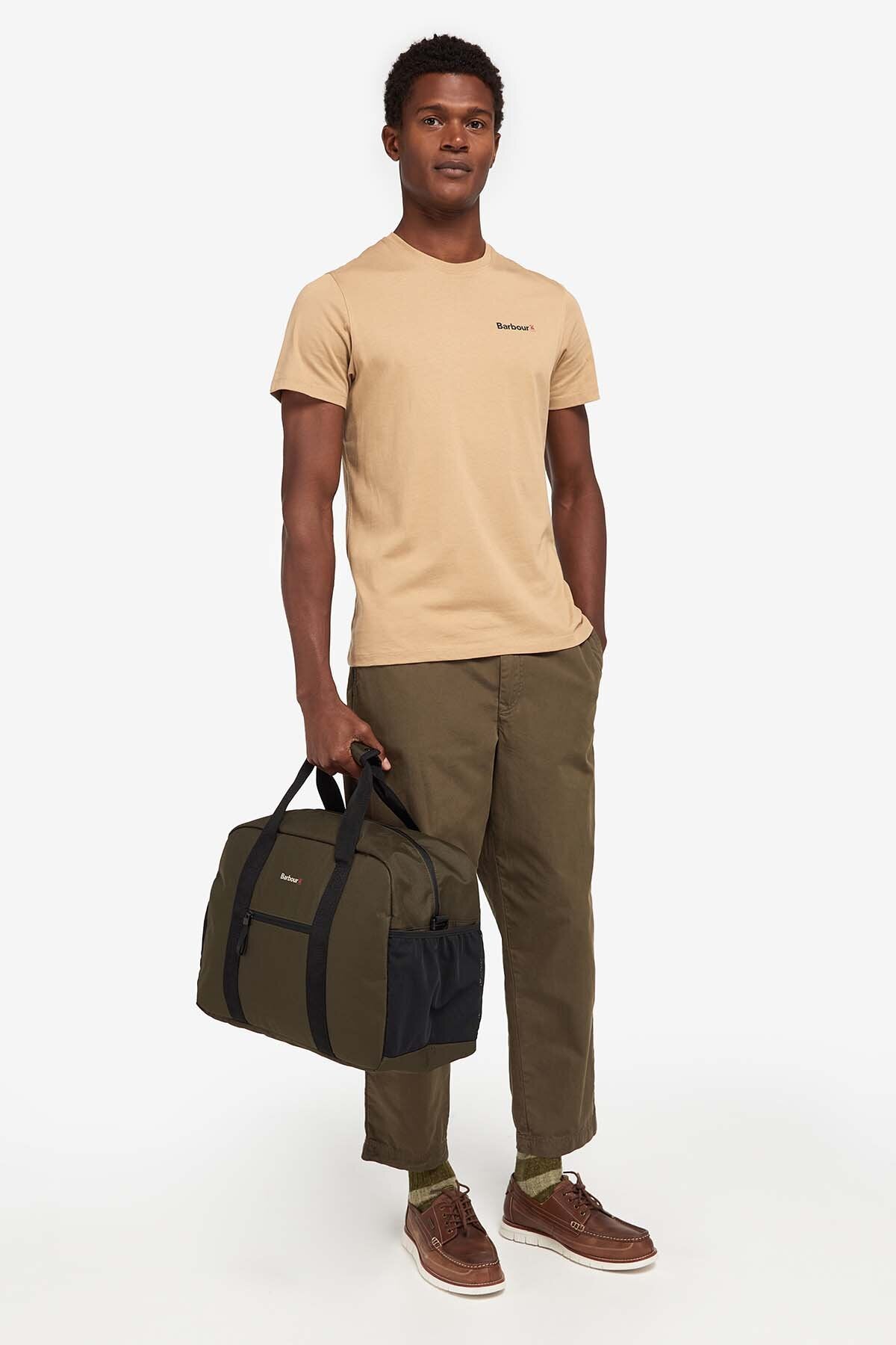 Arwin Canvas Holdall - OLIVE/BLACK
