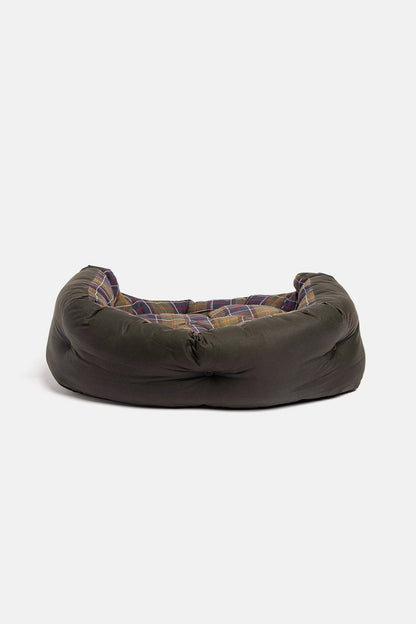 Wax cotton dog bed - CLASSIC/OLIVE