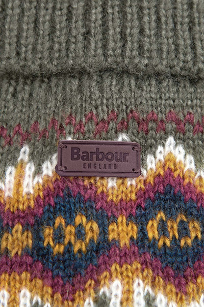 Case Fairisle Dog Jumper - OLIVE