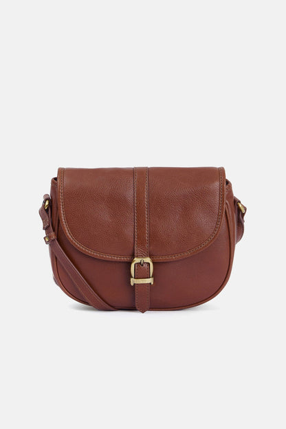 Laire Medium Saddle Bag - BROWN