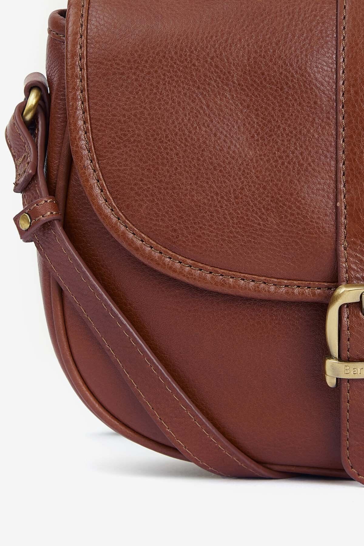 Laire Medium Saddle Bag - BROWN