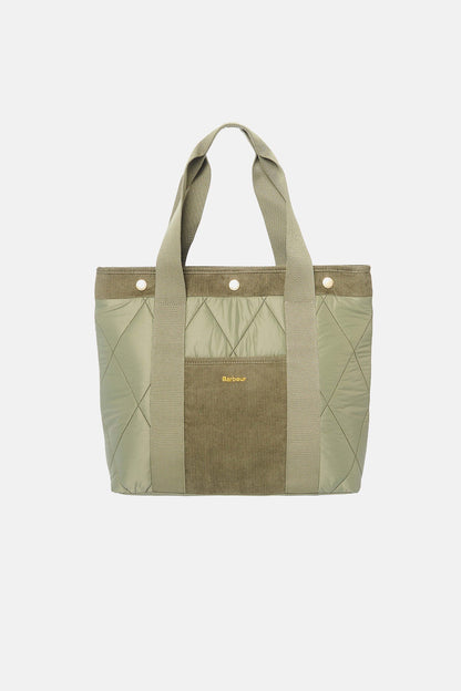 Healy Quilted Tote Bag - OLIVE