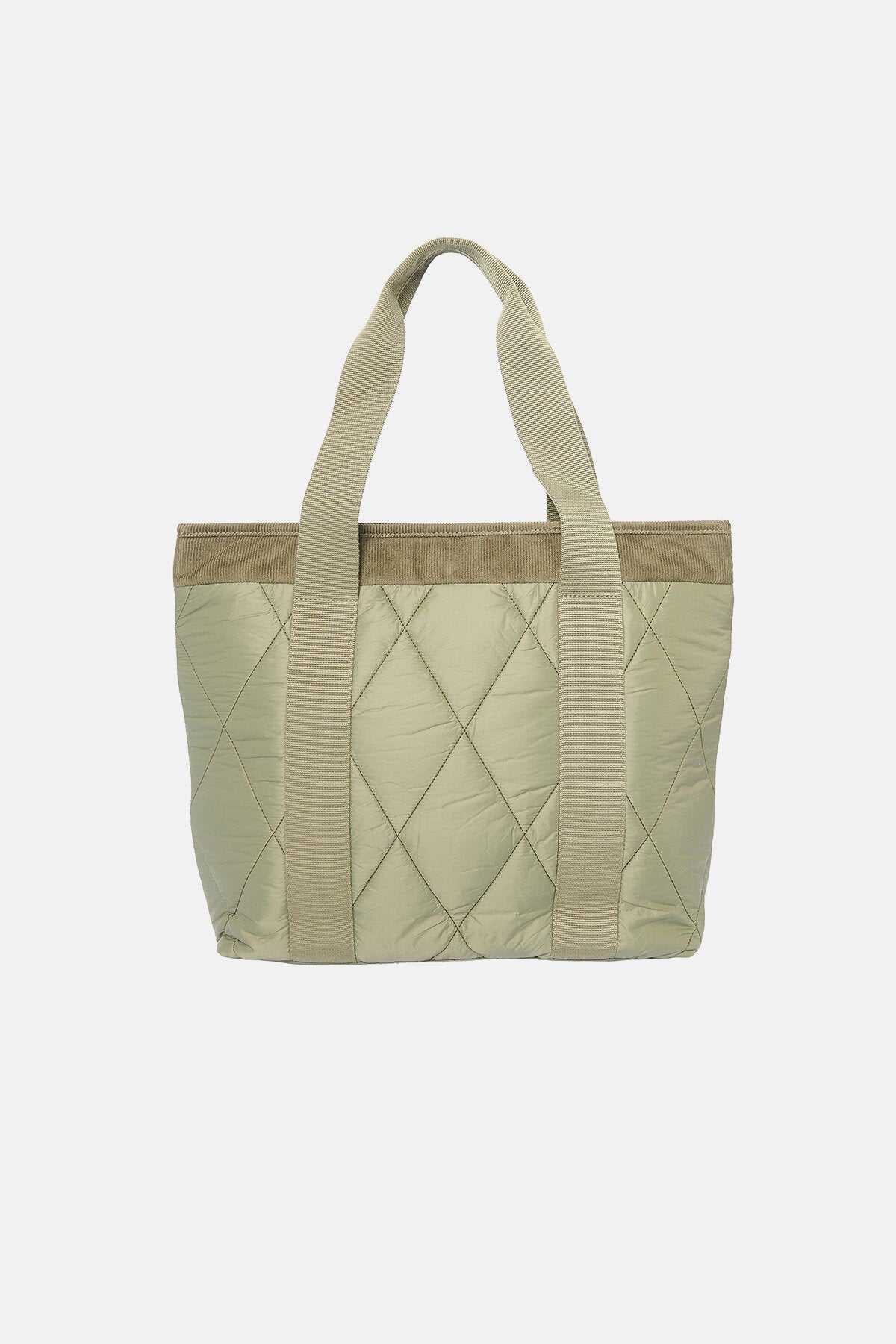Healy Quilted Tote Bag - OLIVE