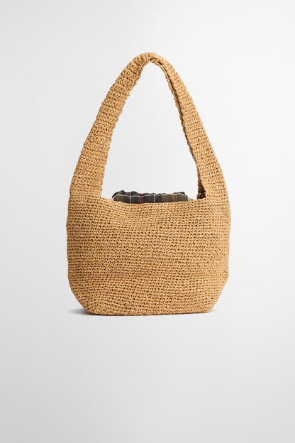Lily Woven Tote Bag - NATURAL