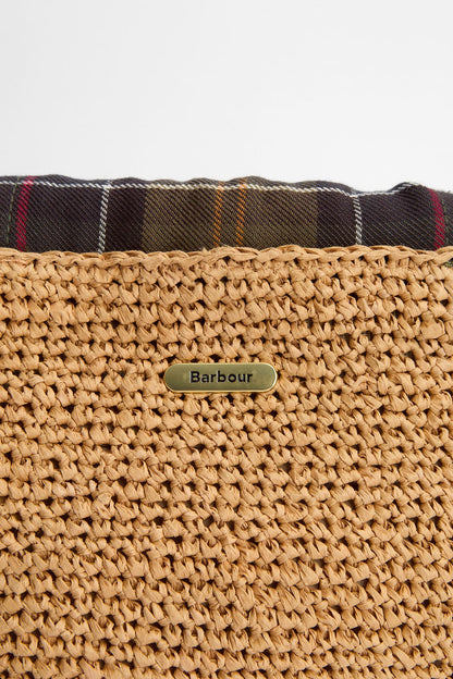 Lily Woven Tote Bag - NATURAL