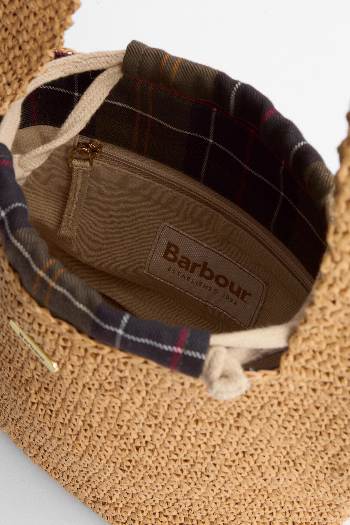 Lily Woven Tote Bag - NATURAL