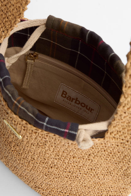 Lily Woven Tote Bag - NATURAL