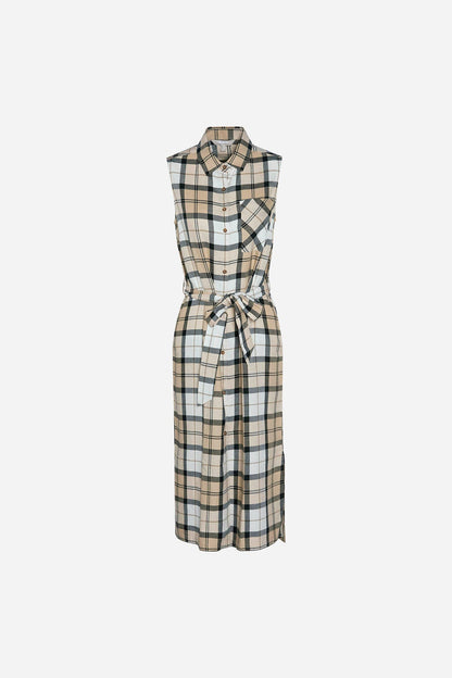 Agnes Midi Dress - SAFARI DRESS TARTAN