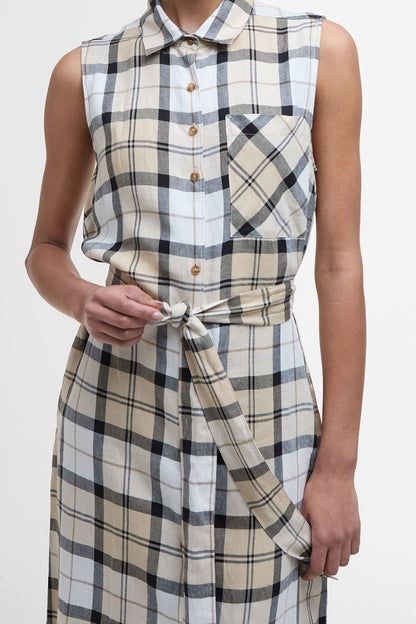 Agnes Midi Dress - SAFARI DRESS TARTAN