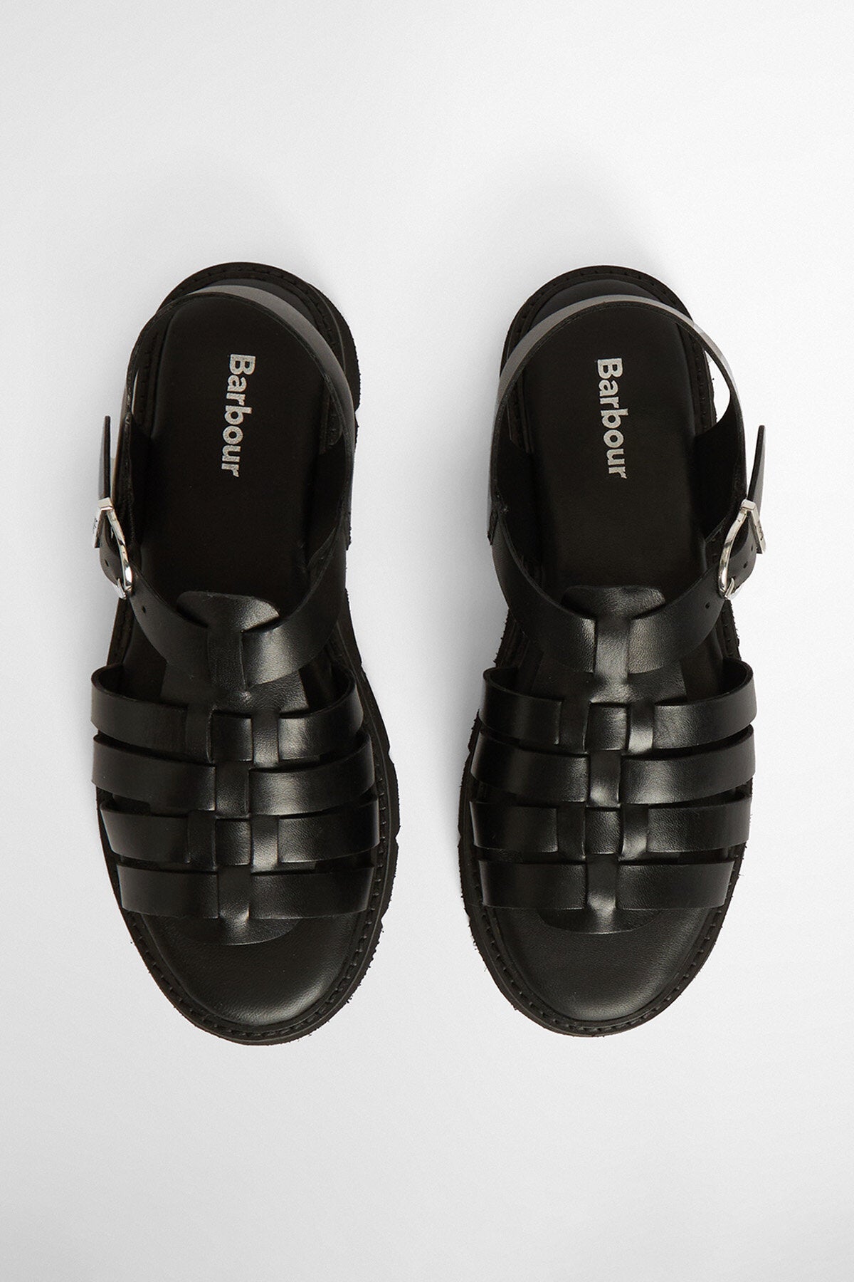 Otterburn Fisherman Sandals - BLACK