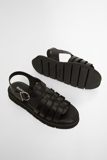 Otterburn Fisherman Sandals - BLACK