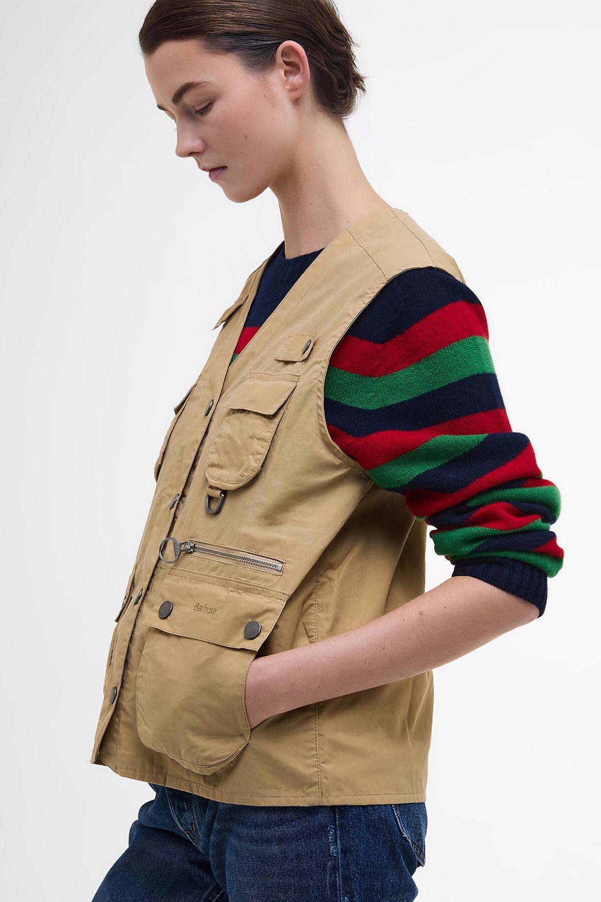 The Edit by Alexa Rebecca Gilet - BEIGE/DRESS GORDON