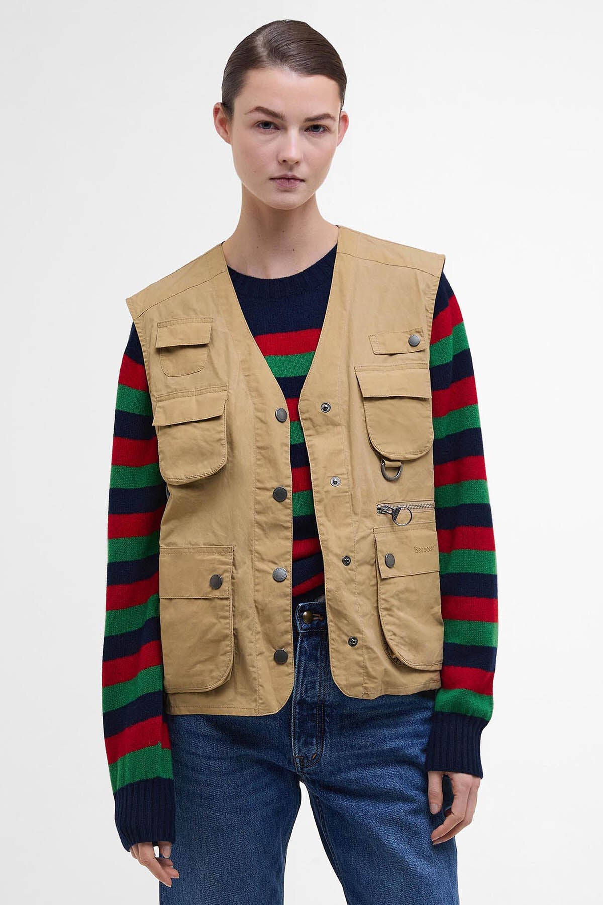 The Edit by Alexa Rebecca Gilet - BEIGE/DRESS GORDON