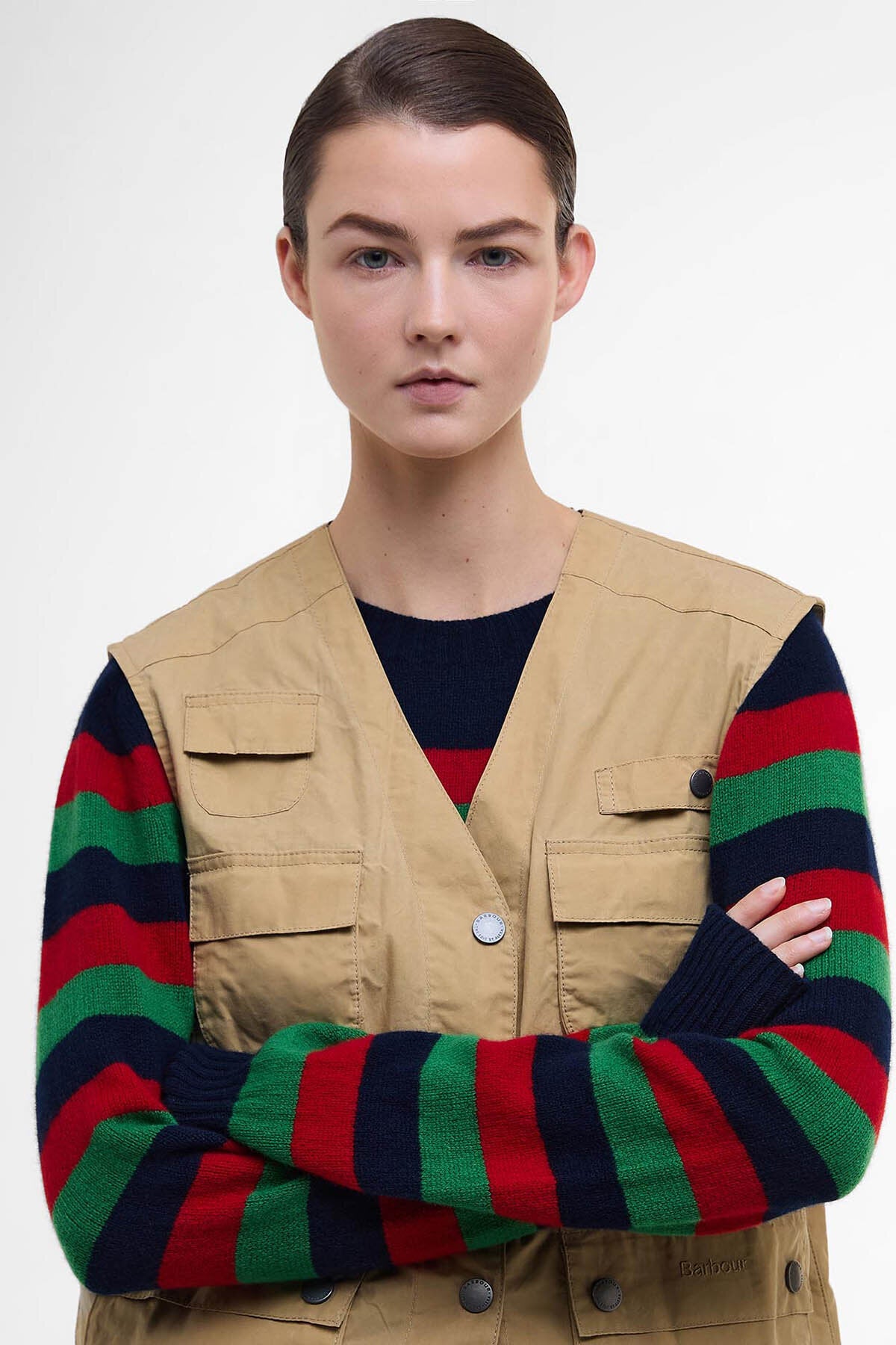 The Edit by Alexa Rebecca Gilet - BEIGE/DRESS GORDON