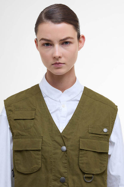 The Edit by Alexa Rebecca Gilet - SEAWEED SALAD/DRESS