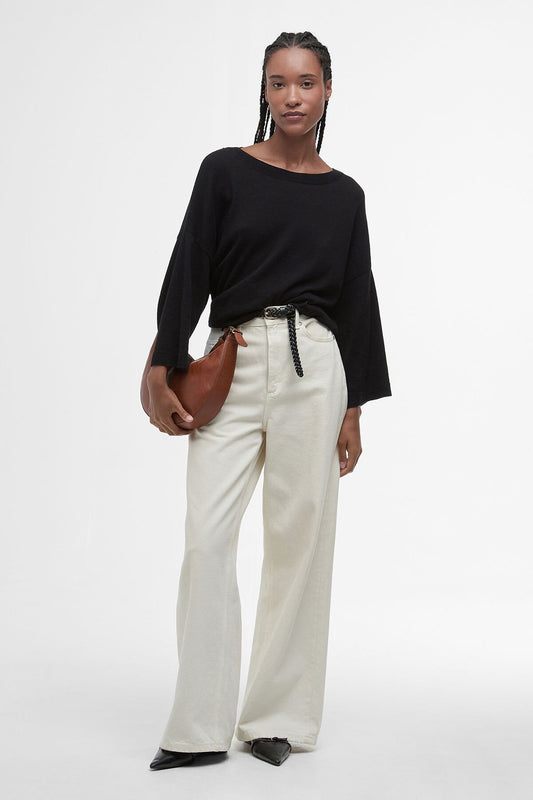 Lucy Knitted Jumper - BLACK