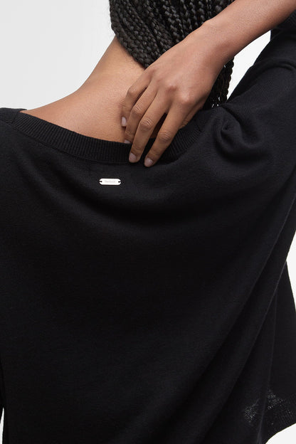 Lucy Knitted Jumper - BLACK