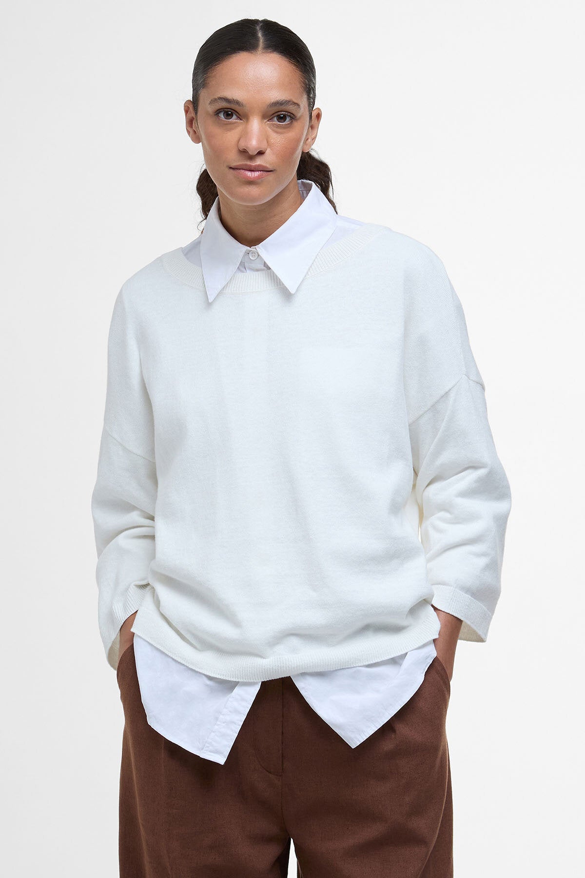 Lucy Knitted Jumper - CLOUD