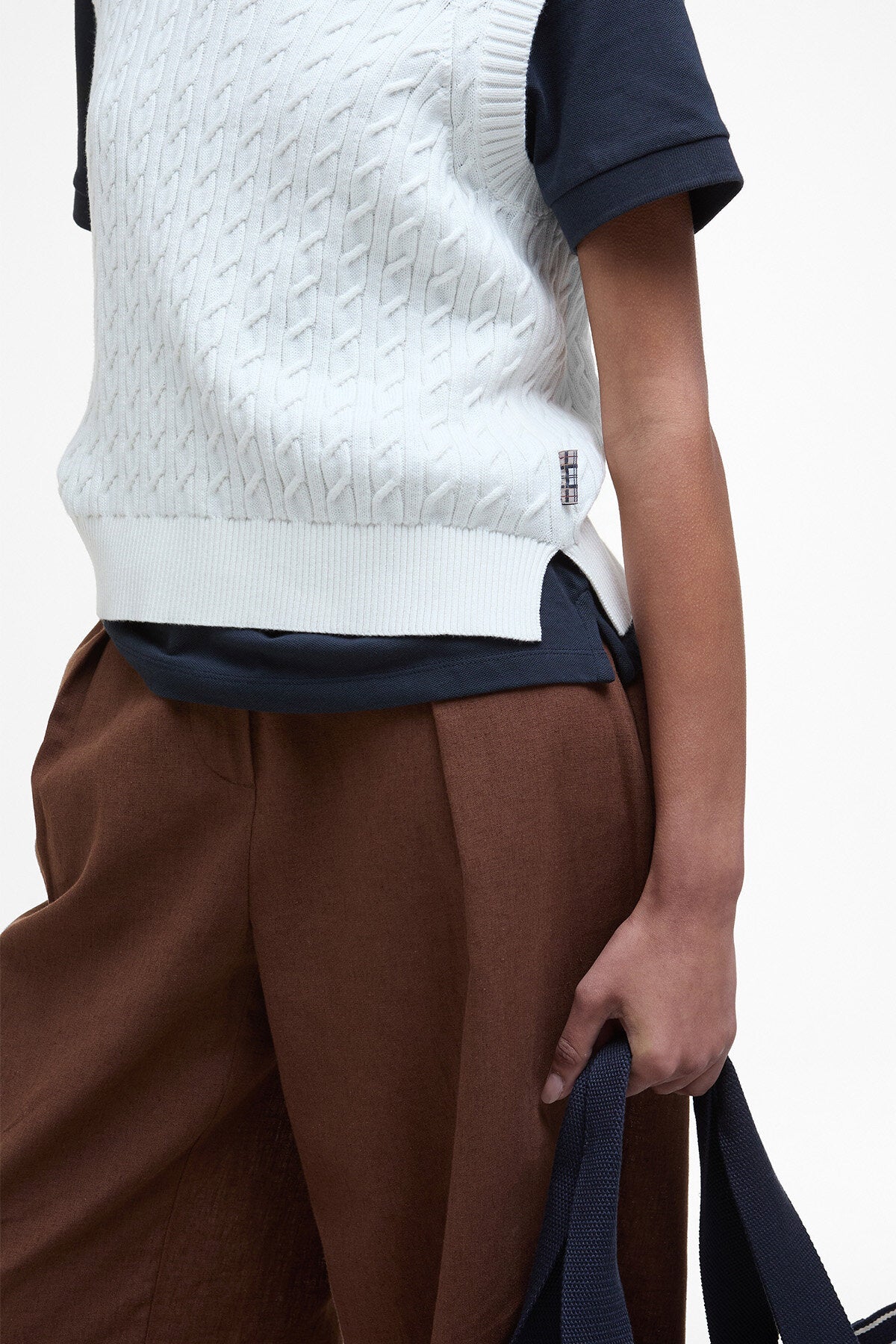 Hartland Sweater Vest - CLOUD