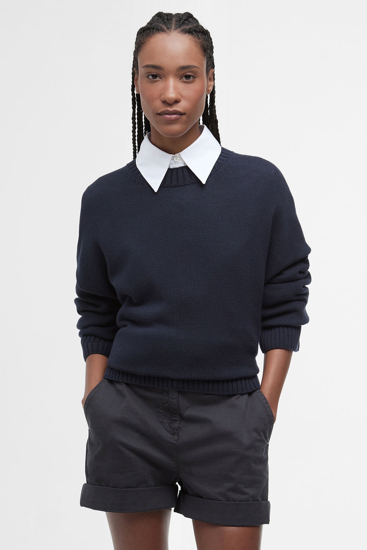 Birdie Knitted Jumper - DARK NAVY