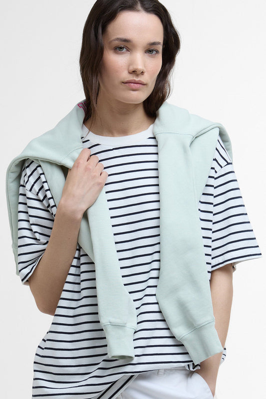 Millie Striped Relaxed T-Shirt - CLOUD STRIPE