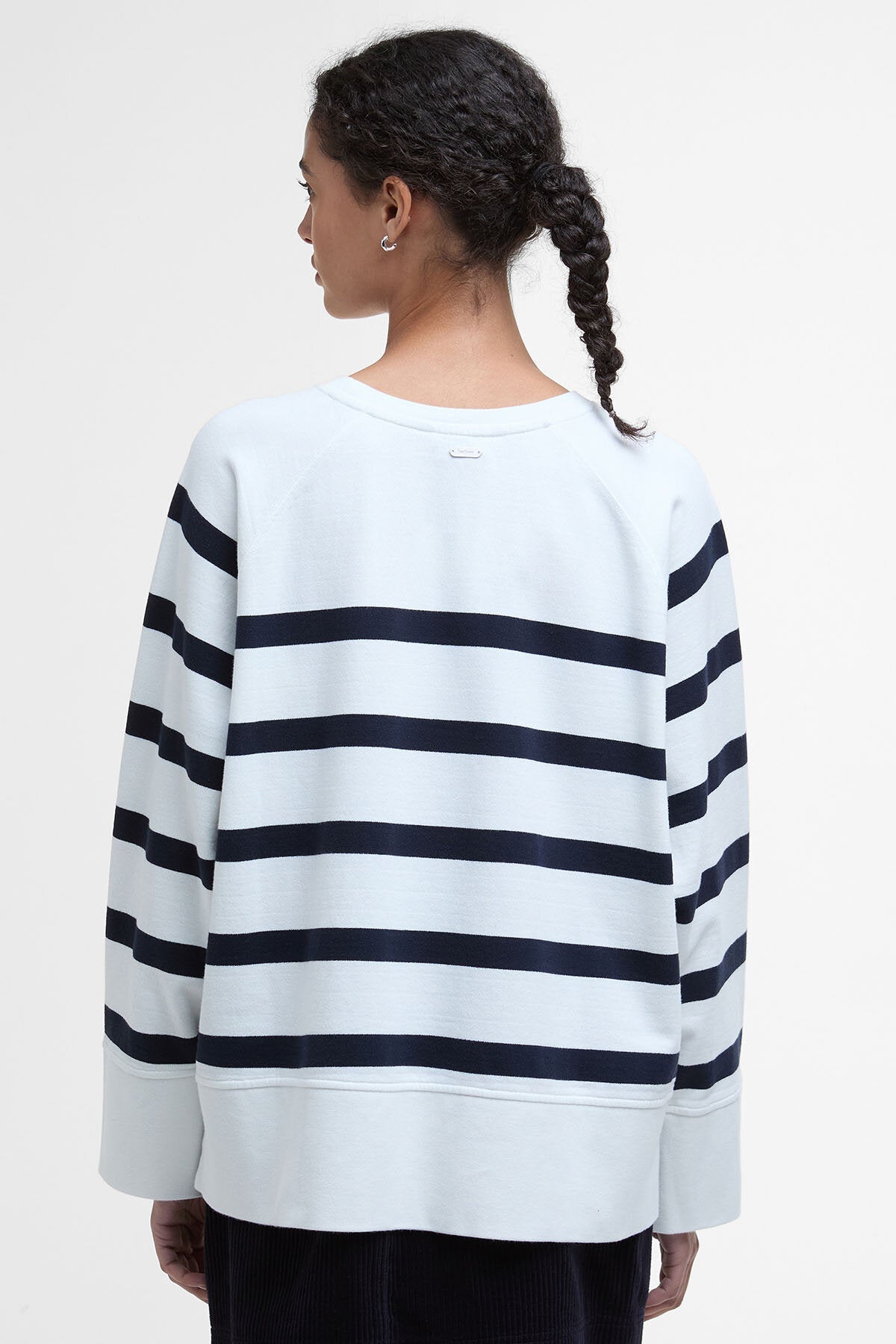 Delaney Striped Sweatshirt - CLOUD STRIPE