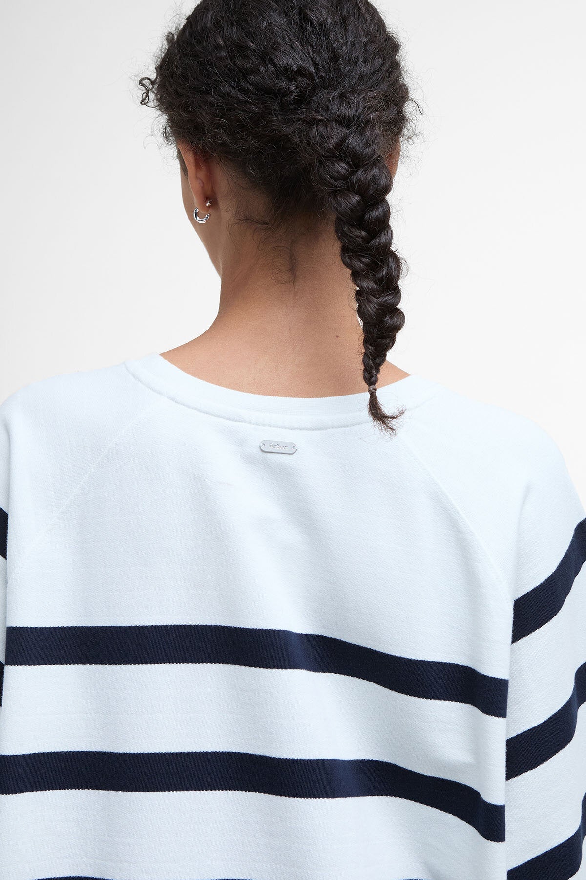 Delaney Striped Sweatshirt - CLOUD STRIPE