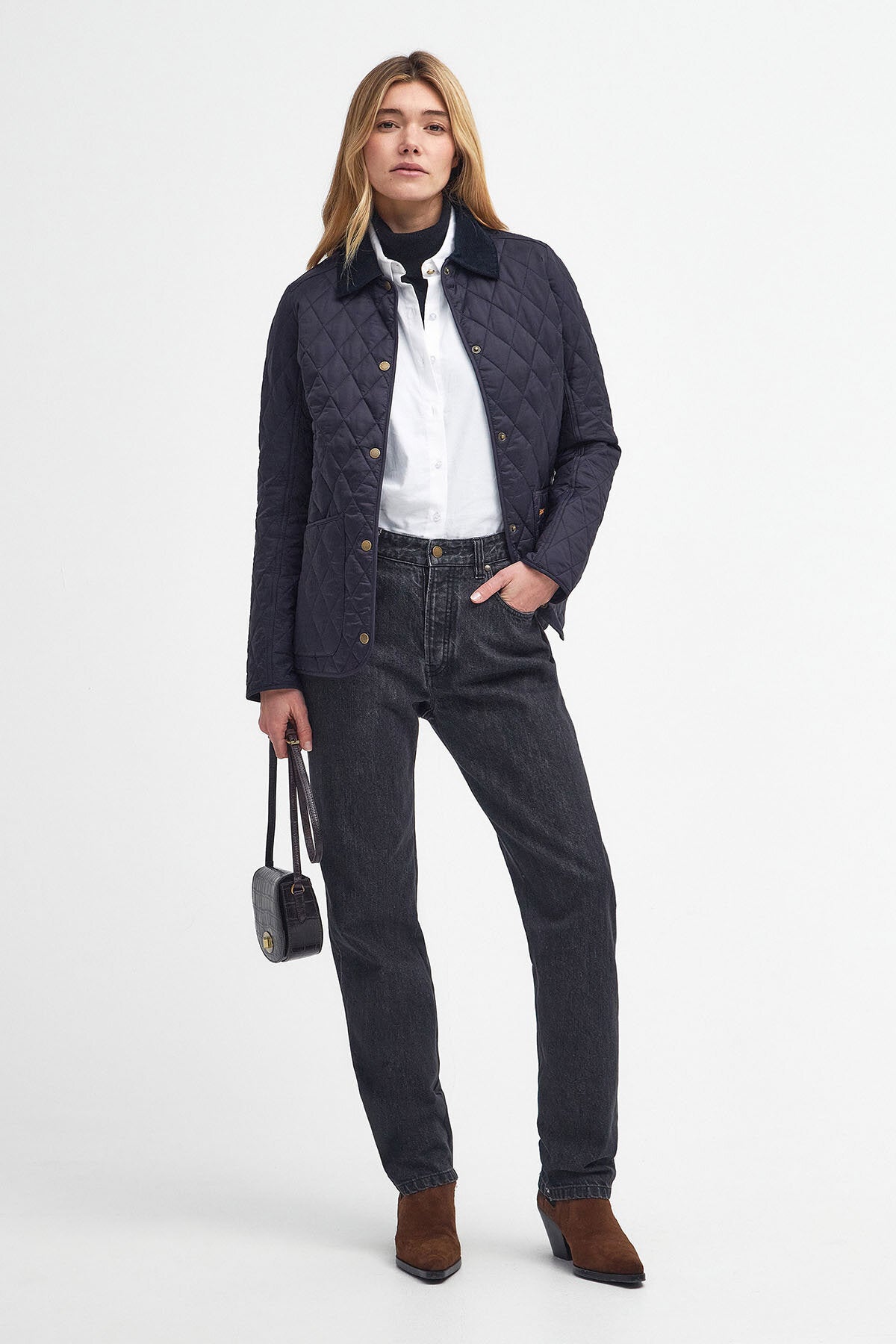 Annandale Quilted Jacket - NAVY